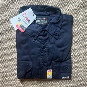 Carhartt Dark Blue Work Shirt